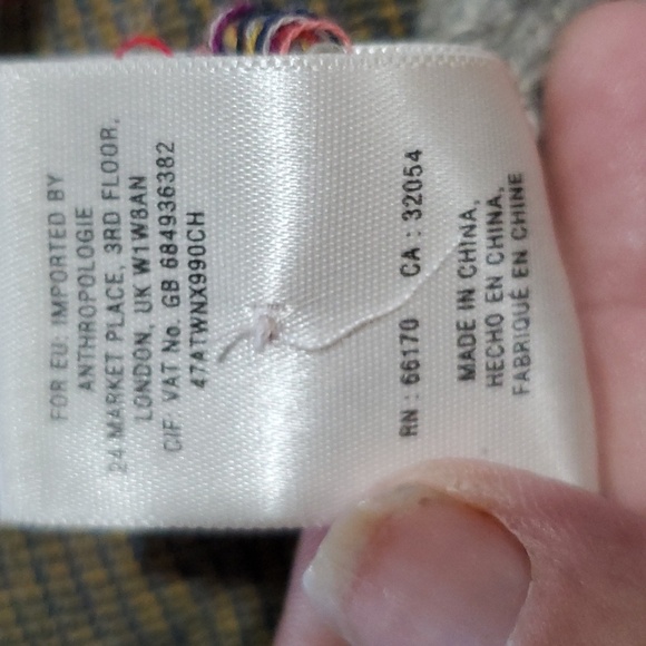 Sleeping on snow anthropologie grey floral fringed open front cardigan - Picture 9 of 9